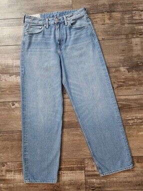 H&M Light Wash Loose Wide Leg Jeans Size 32*